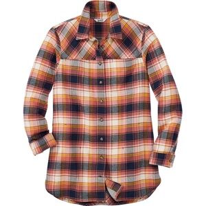 Duluth Trading Co Plaid Button Down Shirt - Red, Yellow, Blue
